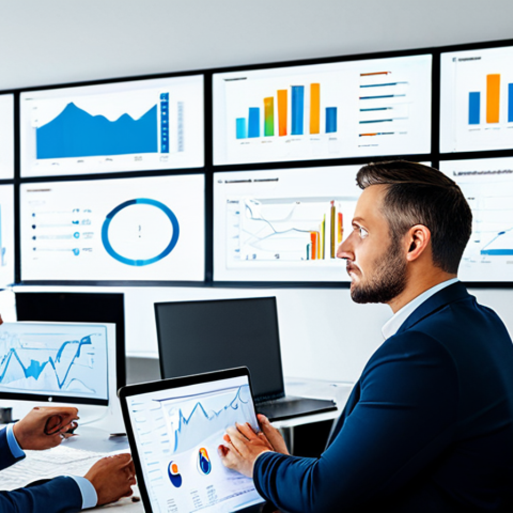 Analyzing Customer Feedback**

"A diverse team of professionals collaborating in a modern office, analyzing customer feedback data on large screens. Charts and graphs illustrate trends and areas for improvement. Everyone is fully clothed in appropriate business attire, engaged in a productive discussion. Safe for work, professional, perfect anatomy, correct proportions, well-lit, high quality."

**