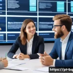 고객 피드백 수집을 위한 유기적인 접근 방법 - A modern office scene showing a diverse team of professionals engaging in active listening during a ...